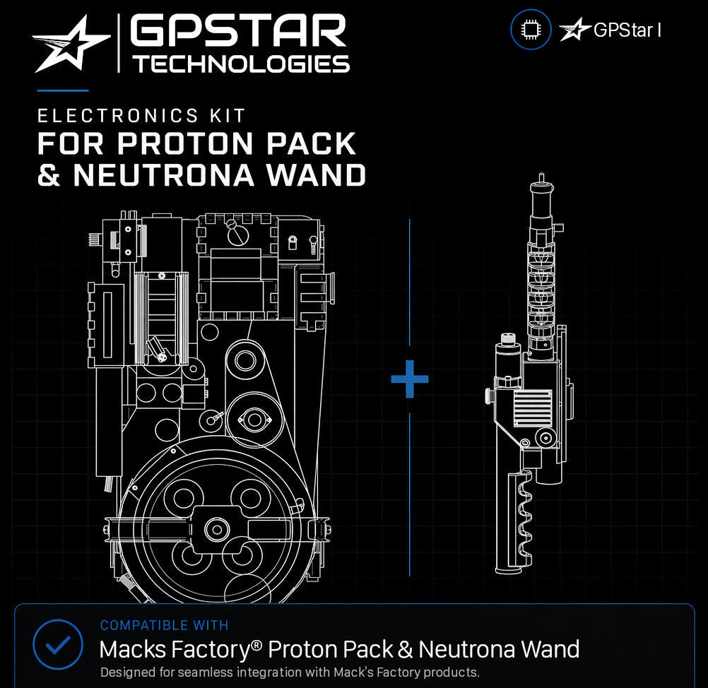 GPStar I : Mack's Factory Proton Pack + Mack's Factory Neutrona Wand Extreme Kit
