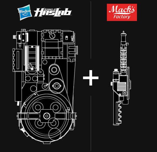 GPStar II : Hasbro Proton Pack + Mack's Factory Neutrona Wand Extreme Kit