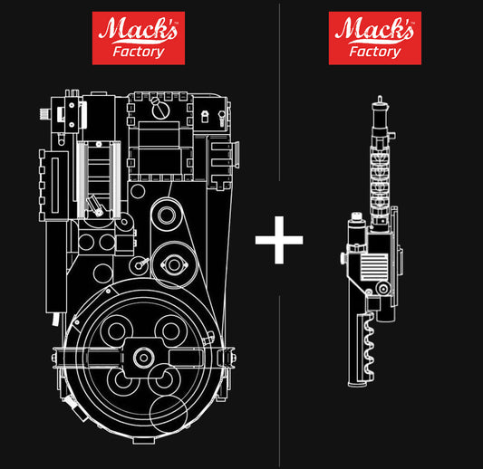GPStar II :  Mack's Factory Proton Pack + Mack's Factory Neutrona Wand Extreme Plus Kit