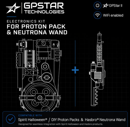 GPStar II : Spirit / DIY Proton Pack + Hasbro Neutrona Wand Extreme Kit