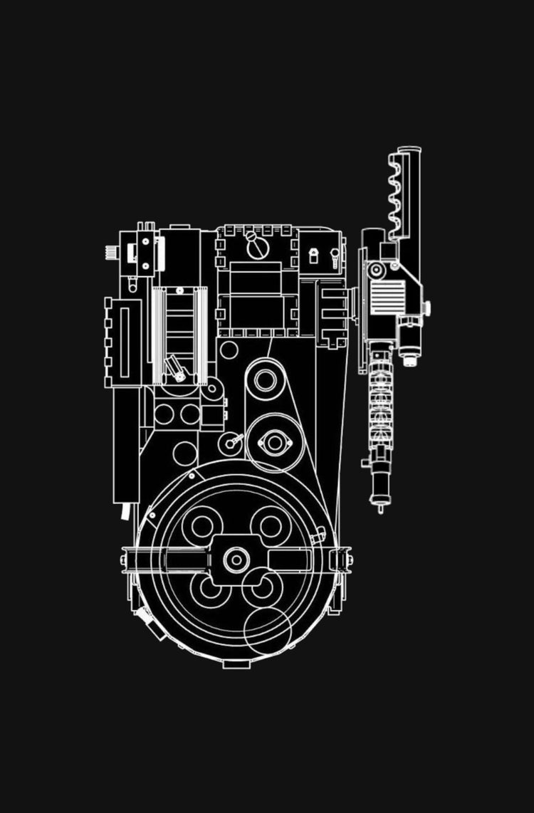 Proton Pack and Neutrona Wand illustration